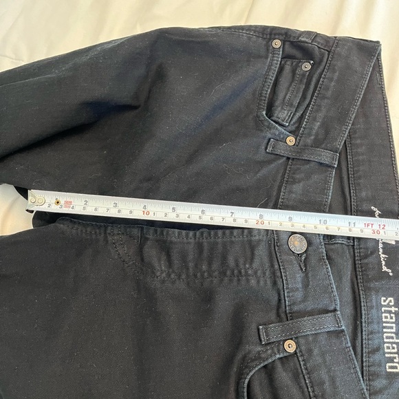 7  For All Mankind Standard Straight-Leg Men's Jeans Black Size 32 - Picture 13 of 14